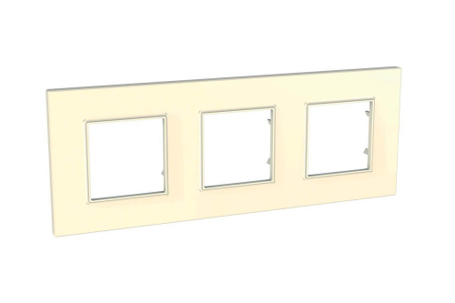 Рамка 3-постовая Schneider Electric Unica Quadro MGU2.706.25