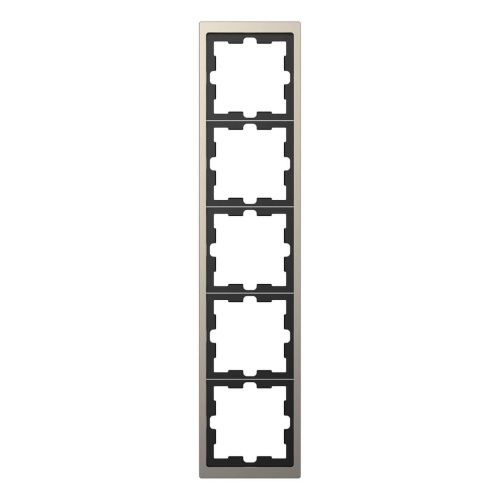 Рамка 5-постовая Schneider Electric Merten D-Life MTN4050-6550