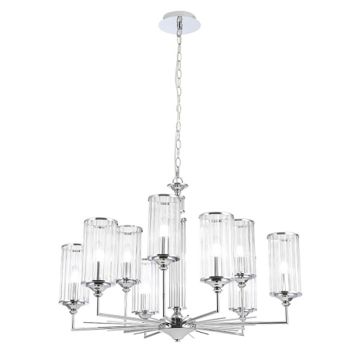 Подвесная люстра Crystal Lux Gloria SP9 Chrome Подвесная люстра Crystal Lux Gloria SP9 Chrome
