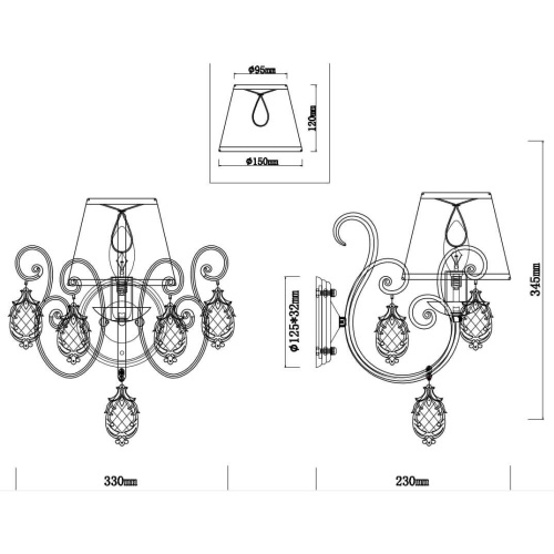 Бра Rivoli Molto 2010-401 Б0038392