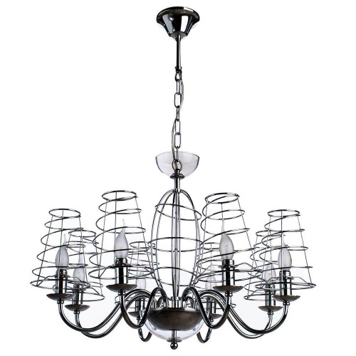 Подвесная люстра Arte Lamp Cage A4320LM-8CC Подвесная люстра Arte Lamp Cage A4320LM-8CC