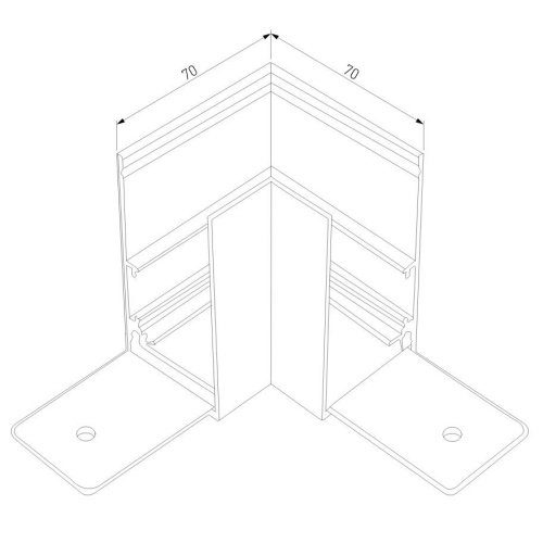 Коннектор L-образный Elektrostandard Slim Magnetic 85090/00 a057205