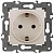 Розетка ЭРА Elegance 2P E Schuko 16A 250V 14-2101-02 Б0034265