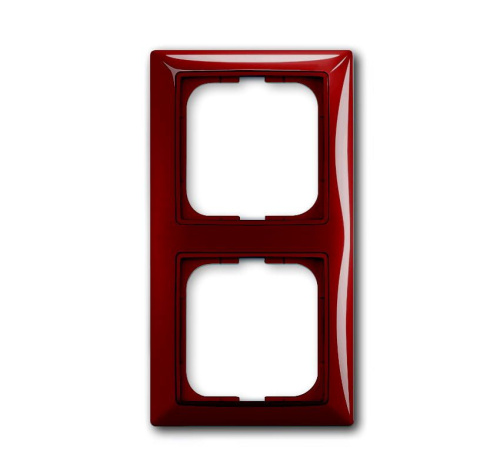 Рамка 2-постовая ABB Basic55 foyer-красный 2CKA001725A1517 Рамка 2-постовая ABB Basic55 foyer-красный 2CKA001725A1517