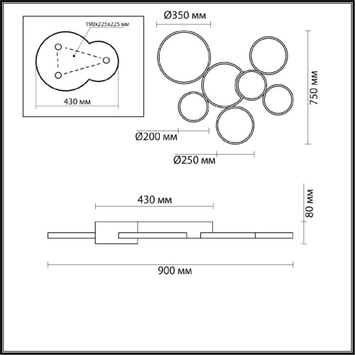 Потолочный светодиодный светильник Lumion Ledio Norbert 5254/99CL
