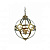 Люстра Hagerty 3 ant.brass