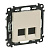Информационная розетка RJ45 двойная Legrand Valena Life 6 кат UTP слоновая кость 753543