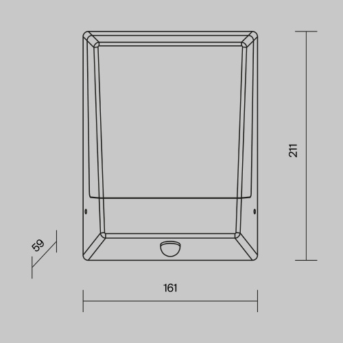Настенный светильник (бра) Outdoor O448WL-L9GF3KSR Настенный светильник (бра) Outdoor O448WL-L9GF3KSR