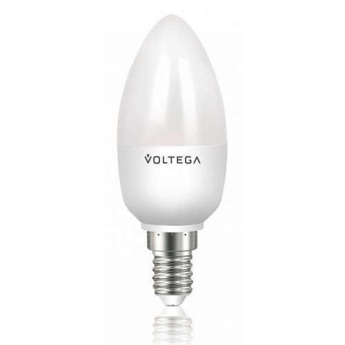 Лампа светодиодная Voltega E14 6W 4000К матовая VG3-C2E14cold6W 4713