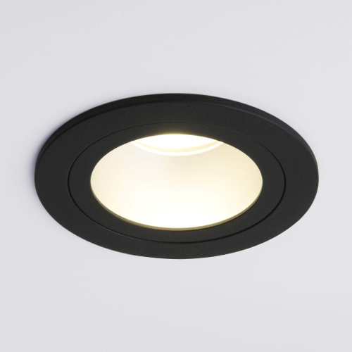 Встраиваемый светильник Elektrostandard 122 MR16 серебро/черный a053354 Встраиваемый светильник Elektrostandard 122 MR16 серебро/черный a053354