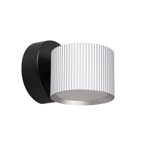 Светильник настенный Feron HL4580 ARIA 12W, 230V,GX53, серебро + черный IP20 Светильник настенный Feron HL4580 ARIA 12W, 230V,GX53, серебро + черный IP20