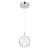 Подвесной светильник Crystal Lux Box SP1 Chrome/Transparent