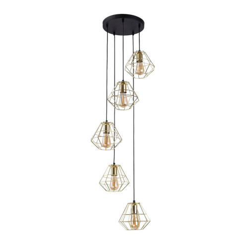 Подвесной светильник TK Lighting 2576 Diamond Gold
