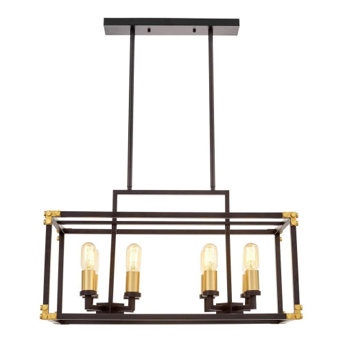 Подвесная люстра Lumina Deco Waldorf LDP 1140-8 BK+MD Подвесная люстра Lumina Deco Waldorf LDP 1140-8 BK+MD