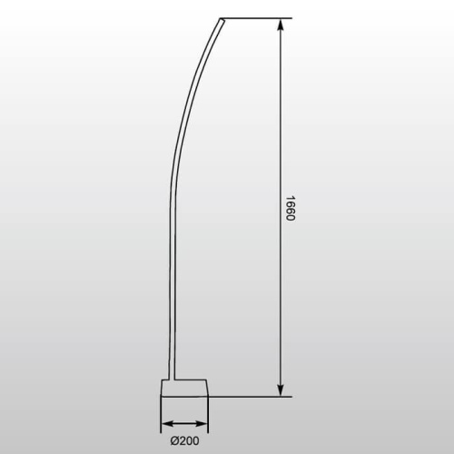 Торшер Zumaline Mauro HP1419-F