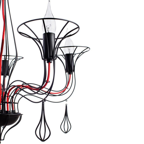 Подвесная люстра Arte Lamp Artefact A3225LM-5BK Подвесная люстра Arte Lamp Artefact A3225LM-5BK