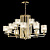Подвесная люстра Crystal Lux Nicolas SP-PL10+5 Gold/White