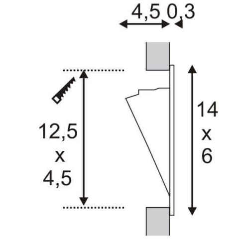 Встраиваемый светодиодный светильник SLV Led Downlight Mini 152072
