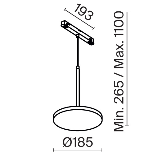 Трековый светильник Technical TR123-2-15W3K-B Трековый светильник Technical TR123-2-15W3K-B