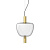 Подвесной светильник 10709P/B gold/clear