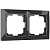 Рамка Werkel Snabb Basic на 2 поста серо-коричневый WL03-Frame-02 4690389099045