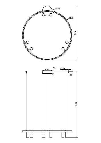 Подвесной светильник Maytoni MOD102PL-L42WK Подвесной светильник Maytoni MOD102PL-L42WK