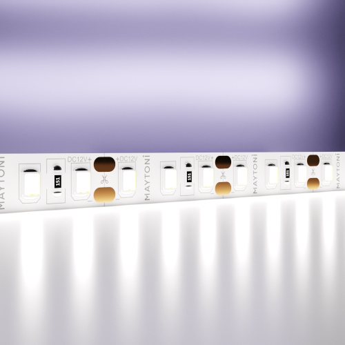 Светодиодная лента Maytoni Technical 9,6W/m 120LED/m 2835SMD холодный белый 5M 10110 Светодиодная лента Maytoni Technical 9,6W/m 120LED/m 2835SMD холодный белый 5M 10110