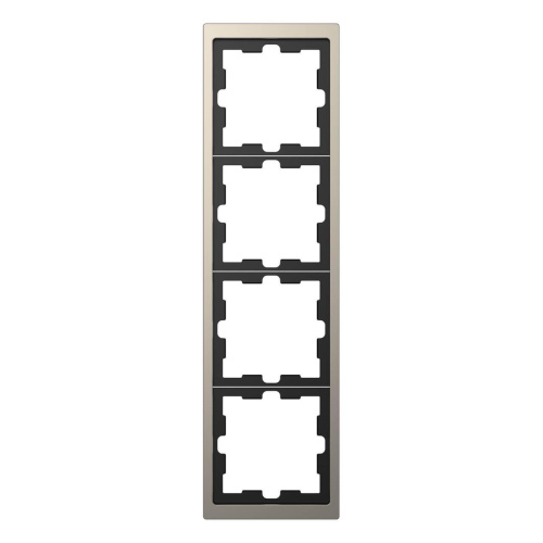 Рамка 4-постовая Schneider Electric Merten D-Life MTN4040-6550
