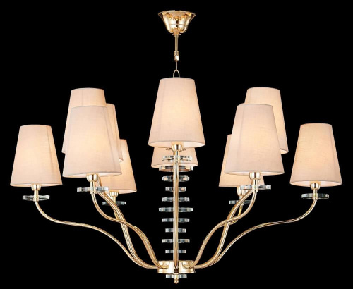 Подвесная люстра Crystal Lux ARMANDO SP6+6 GOLD Подвесная люстра Crystal Lux ARMANDO SP6+6 GOLD