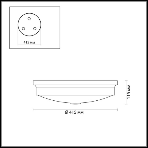 Настенно-потолочный светильник Odeon Light Walli Marsei 4824/4C