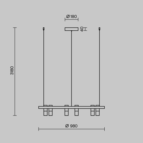 Подвесной светильник Maytoni MOD102PL-L42WK Подвесной светильник Maytoni MOD102PL-L42WK