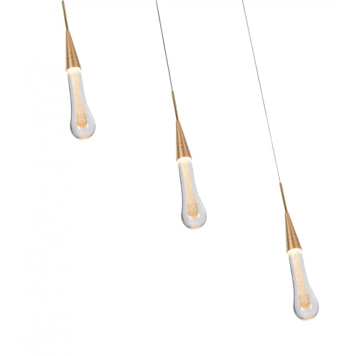 Подвесной светодиодный светильник Kink Light Гутта 07861-3AS,33 Подвесной светодиодный светильник Kink Light Гутта 07861-3AS,33