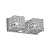 Настенный светильник Ideal Lux Admiral AP2 Cromo 080857