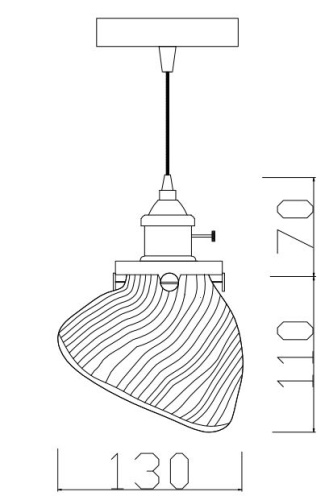 Подвесной Светильник Loft Sea Shell By Imperiumloft