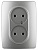 Розетка ЭРА 12 2x2P 16A 250V 12-2107-03 Б0031240