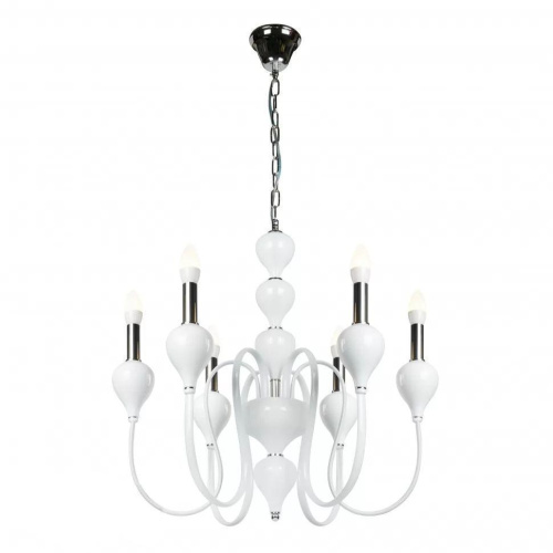Подвесная люстра iLamp Lady 88003-6 WH Подвесная люстра iLamp Lady 88003-6 WH