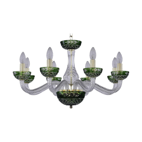 Подвесная люстра Bohemia Ivele 1309/8/240 G Cl/Clear-Green/H-1J Подвесная люстра Bohemia Ivele 1309/8/240 G Cl/Clear-Green/H-1J