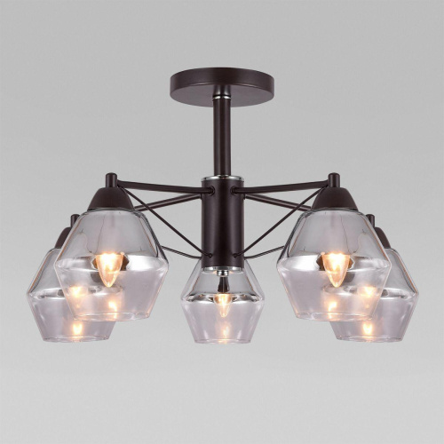 Потолочная люстра Eurosvet Takara 70135/5 кофе