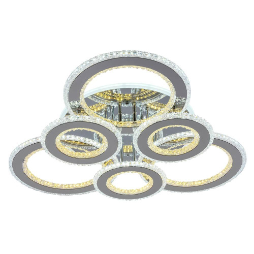 Потолочная светодиодная люстра Profit Light 8040/3+3 CHR