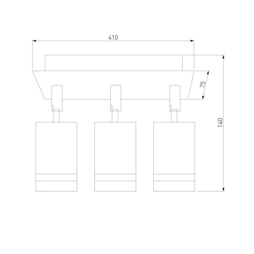 Светодиодный спот Eurosvet Stalk 20064/3 LED хром