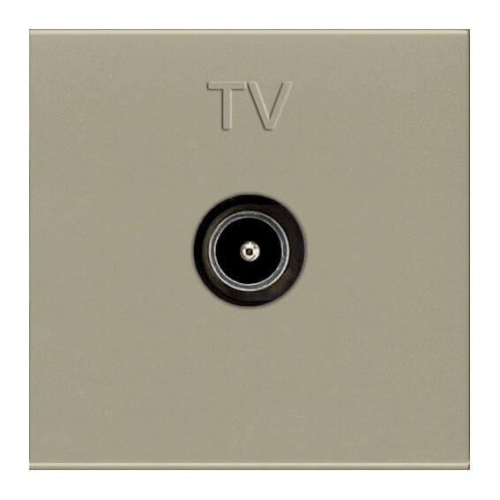 Розетка TV ABB Zenit шампань 2CLA225070N1901