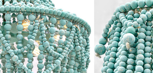 Люстра Chanteuse Chandelier Turquoise By Imperiumloft