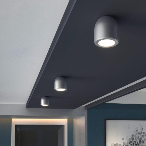 Потолочный светильник Elektrostandard Ogma DLN116 GU10 серебро a050674 Потолочный светильник Elektrostandard Ogma DLN116 GU10 серебро a050674