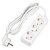 Удлинитель Uniel Ultra 3гн х 3м с/з S-GCU3-3 White UL-00010001