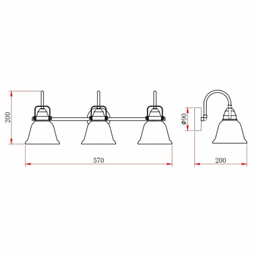 Бра Rivoli Avrora 5055-703 Б0047346