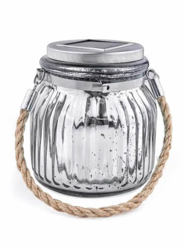 Светильник на солнечных батареях Uniel Modern USL-M-211/GN120 Silver Jar UL-00003209