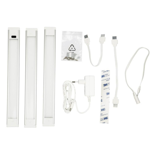 Мебельный светодиодный светильник Uniel ULM-F44-3X3W/4500K/Dim Sensor IP20 Silver UL-00008279 Мебельный светодиодный светильник Uniel ULM-F44-3X3W/4500K/Dim Sensor IP20 Silver UL-00008279