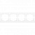 Рамка Werkel Flock на 4 поста белая WL05-Frame-04-white 4690389046735