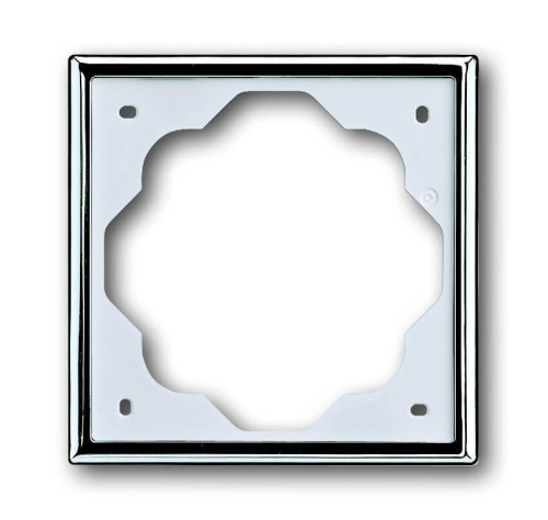 Рамка 1-постовая ABB Impuls хром 2CKA001754A4514