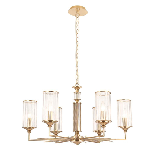 Подвесная люстра Crystal Lux Gloria SP6 Brass Подвесная люстра Crystal Lux Gloria SP6 Brass
